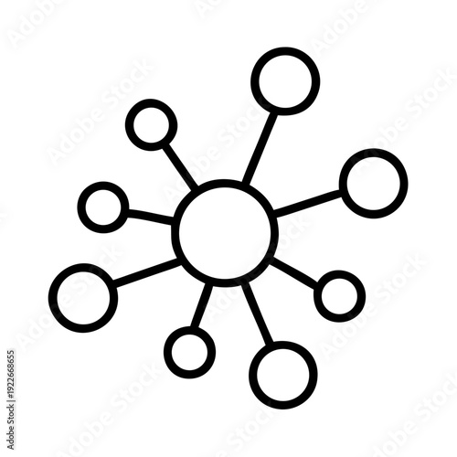 Mind Map Diagram Icon