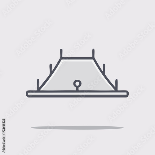 足場プレートのアイコン 建設資材