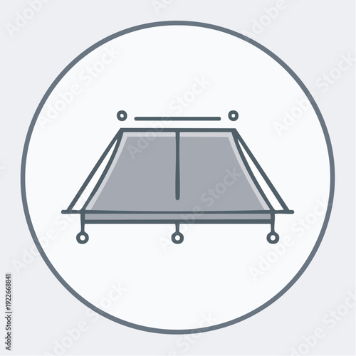 足場プレートのアイコン 建設資材