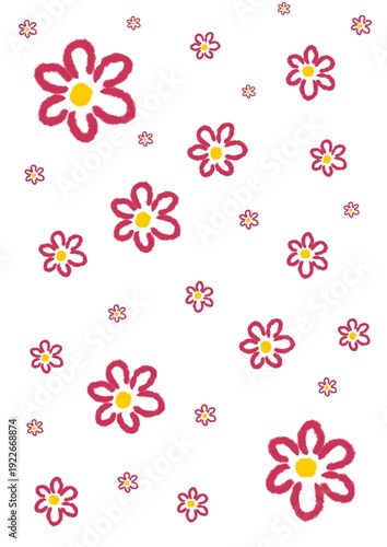 seamless pattern with flowers