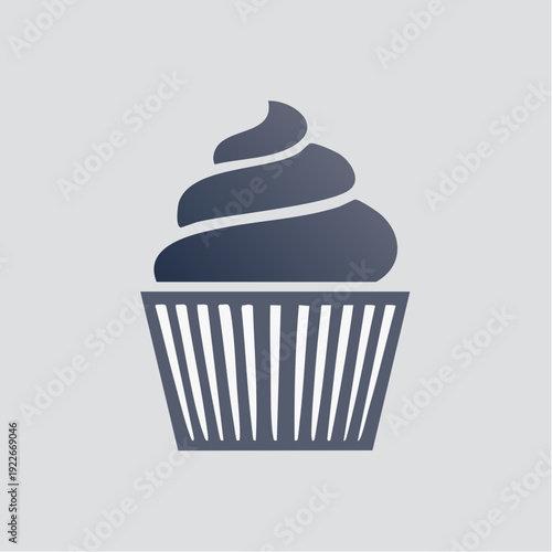 カップケーキのアイコン スイーツイメージ