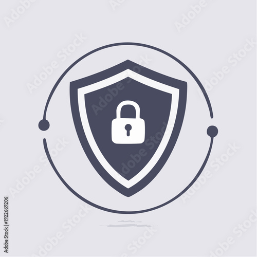 セキュリティ盾のアイコン データ保護