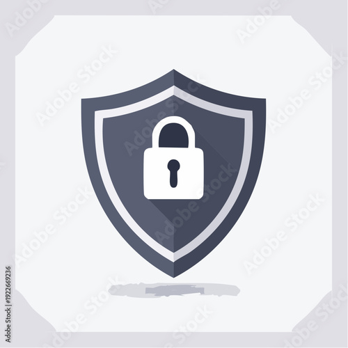 セキュリティ盾のアイコン データ保護