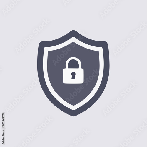 セキュリティ盾のアイコン データ保護