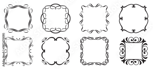  set of decorative frames and borders