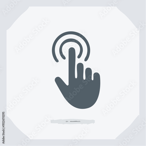 タッチ操作のアイコン デジタルインターフェース