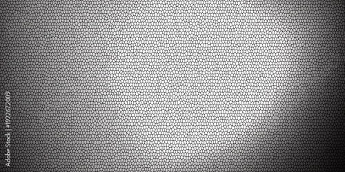 Black Halftone Texture On White Background. Modern Dotted Futuristic Backdrop. Fade Noise Overlay. Digitally Generated Image. Pop Art Style. Vector Illustration, Eps 10.