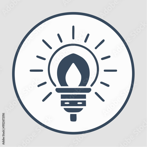 電球のアイコン ひらめき・アイデア