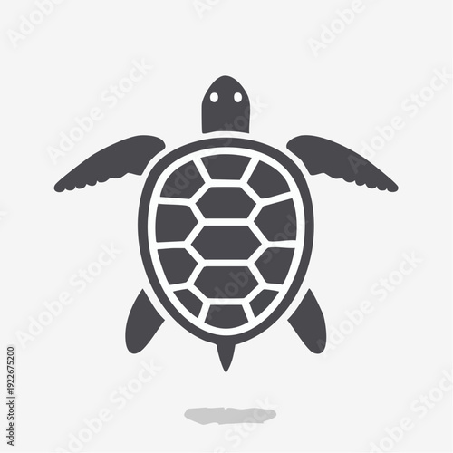 亀のアイコン 動物イメージ