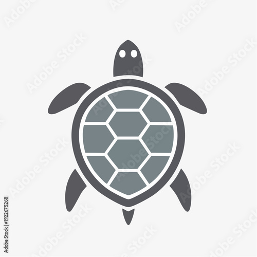 亀のアイコン 動物イメージ