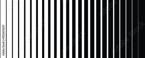 black vertical stripes on halftone white background