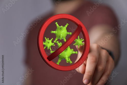 Illustration of a stop sign...