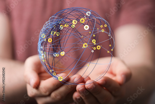 An image of hands cupping a...
