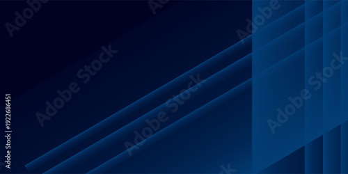 Dark blue modern business abstract background. Vector illustration design for presentation, banner, cover, web, flyer, card, poster, wallpaper, texture, slide, magazine, and powerpoint