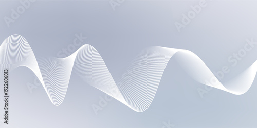 Abstract background with white holographic line pattern in soft pastel colors. Luxury horizontal design, perfect for business banners, prestigious vouchers, and elegant wedding invitations.