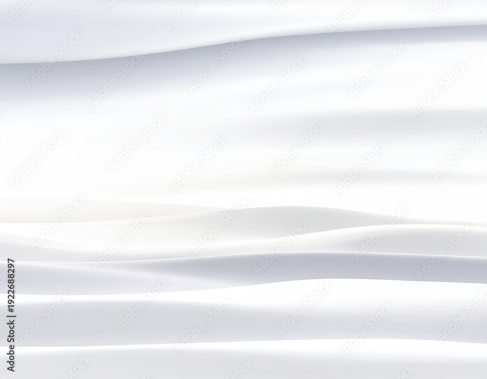 Fototapeta premium Serene White Waves Flowing Calmly Across a Soft Background