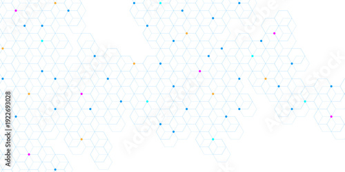 Abstract science and technology innovation background. Technical design with molecular structure and chemical engineering. Vector