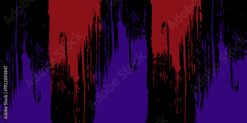 Beautiful modern and natural brush texture in purple and red. Natural and aged look. Barcelona football team (Barça - Culé). eps 10