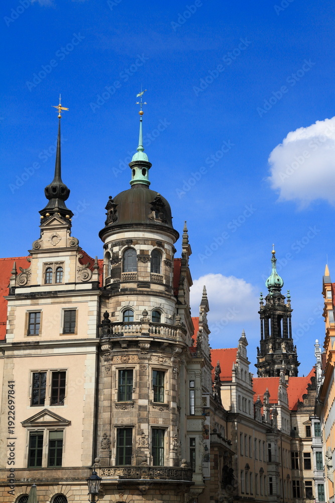 Obraz premium Dresden Castle or Royal Palace in Dresden, Saxony