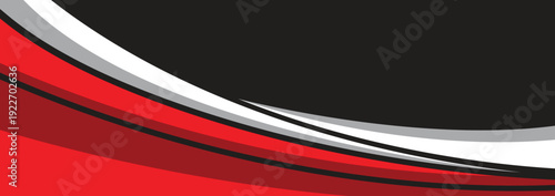 red and white curved stripes racing background for car wrap