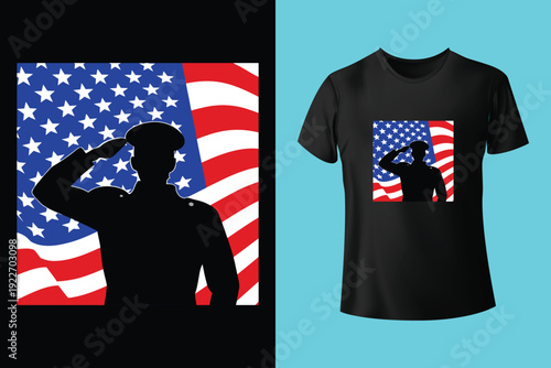 In Memory Of those who Belived it was better to die on their feet then to live on their knees | Memorial day t-shirt design Vector