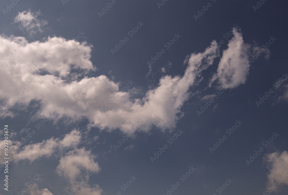 Obraz premium blue sky with clouds