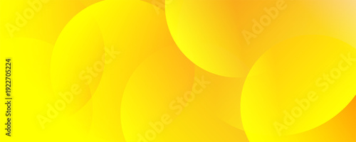 yellow gradient abstract background. orange gradation with geometry circles. yellow abstract backdrop. circular shapes composition. yellow gradient bubbles