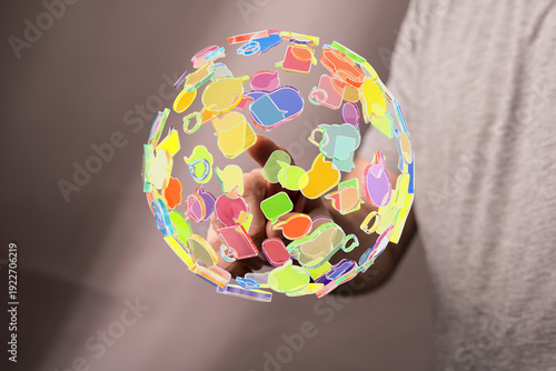 Artistic rendering of a per...