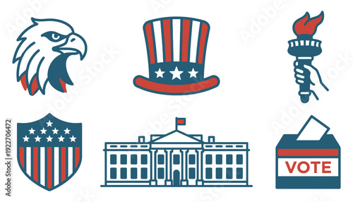 American Spirit Fourth of July National Icons