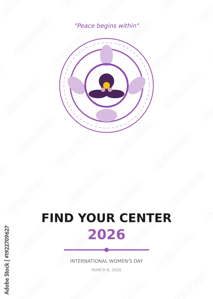 Obraz premium Mandala Center Balance Symbol