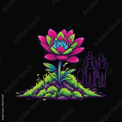 Microscopic Precision Vector: Illustrating Advanced Science & Intricate Technological Detail