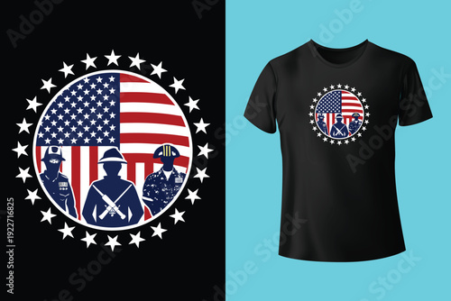 Veterans day t shirt design