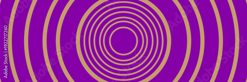 MobileIllustration of purple and vanilla colored concentric circles