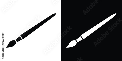 Paint brush vector icon