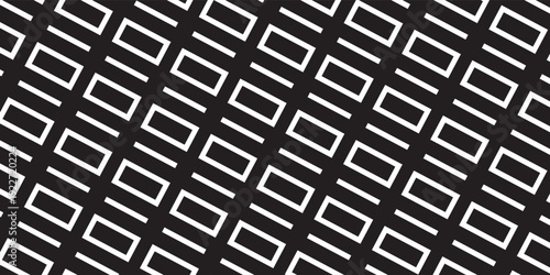 Seamless pattern. Simple shapes backdrop. Figures ornament. Ethnic wallpaper. Linear background. Geometric motif. Folk image. Digital paper, web design, textile print, abstract illustration. Vector