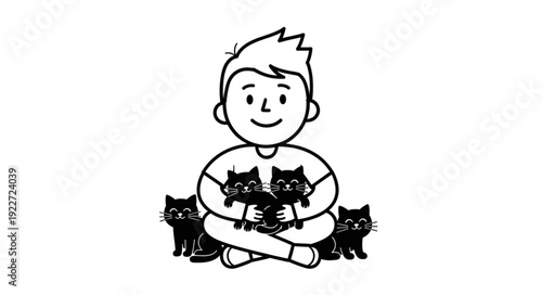 vector image of a wolf