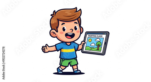 boy with a mobile phone
