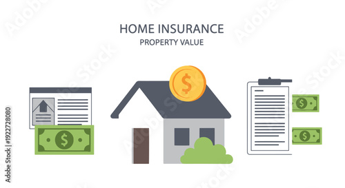 Insurance Log Line soft abstract tone illustration