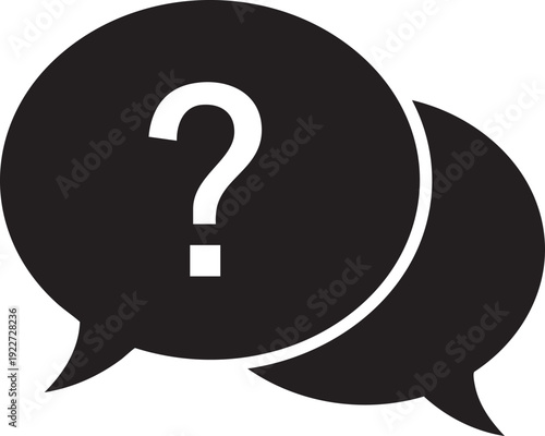 Question mark chat icon