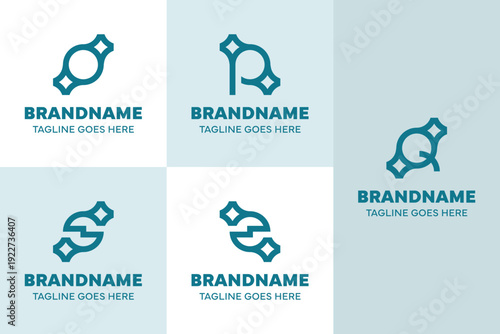 Letter O P Q R S Z Star Simple Logo, symbolizing excellence, ambition, and standout identity