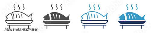 fish multi purpose icon set