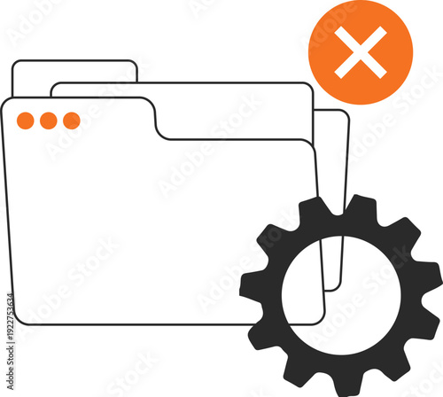 User Business Illustration Mail Envelope Approved Woman Report 