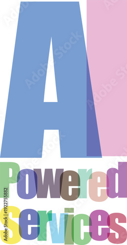 colorful letter A powered services logo