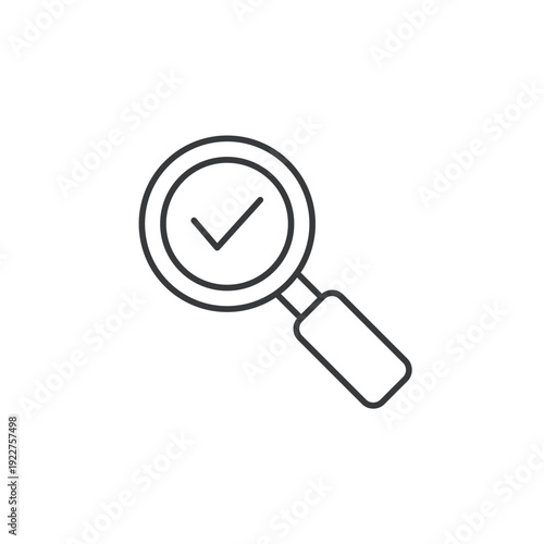 analyzing vector icon. flat sign for mobile concept and web design. Symbol, logo illustration. Vector graphics