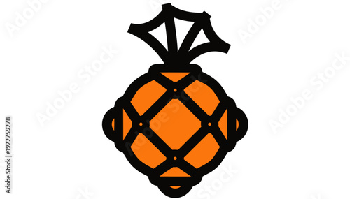 Ketupat over white. rice cake for idul fitri tradition .vector icon
