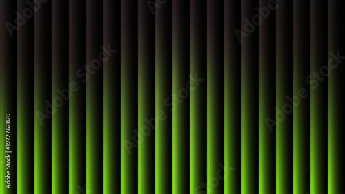 Abstract Vertical Gradient Stripes in Black and Bright Green