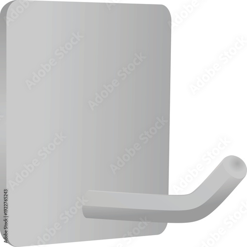Isolated metal hook. vector illustration