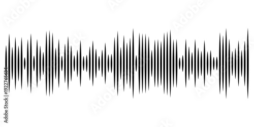 Pixel stereo waveform. Audio music sound wave. Audio spectrum. Equalizer, vibration, soundwave, voice on white background.