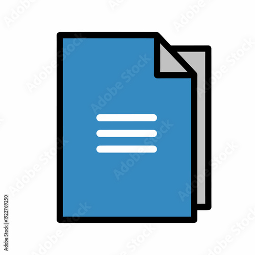 A Simple File Icon with Menu