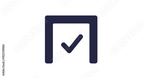 Checkmark in a square icon.